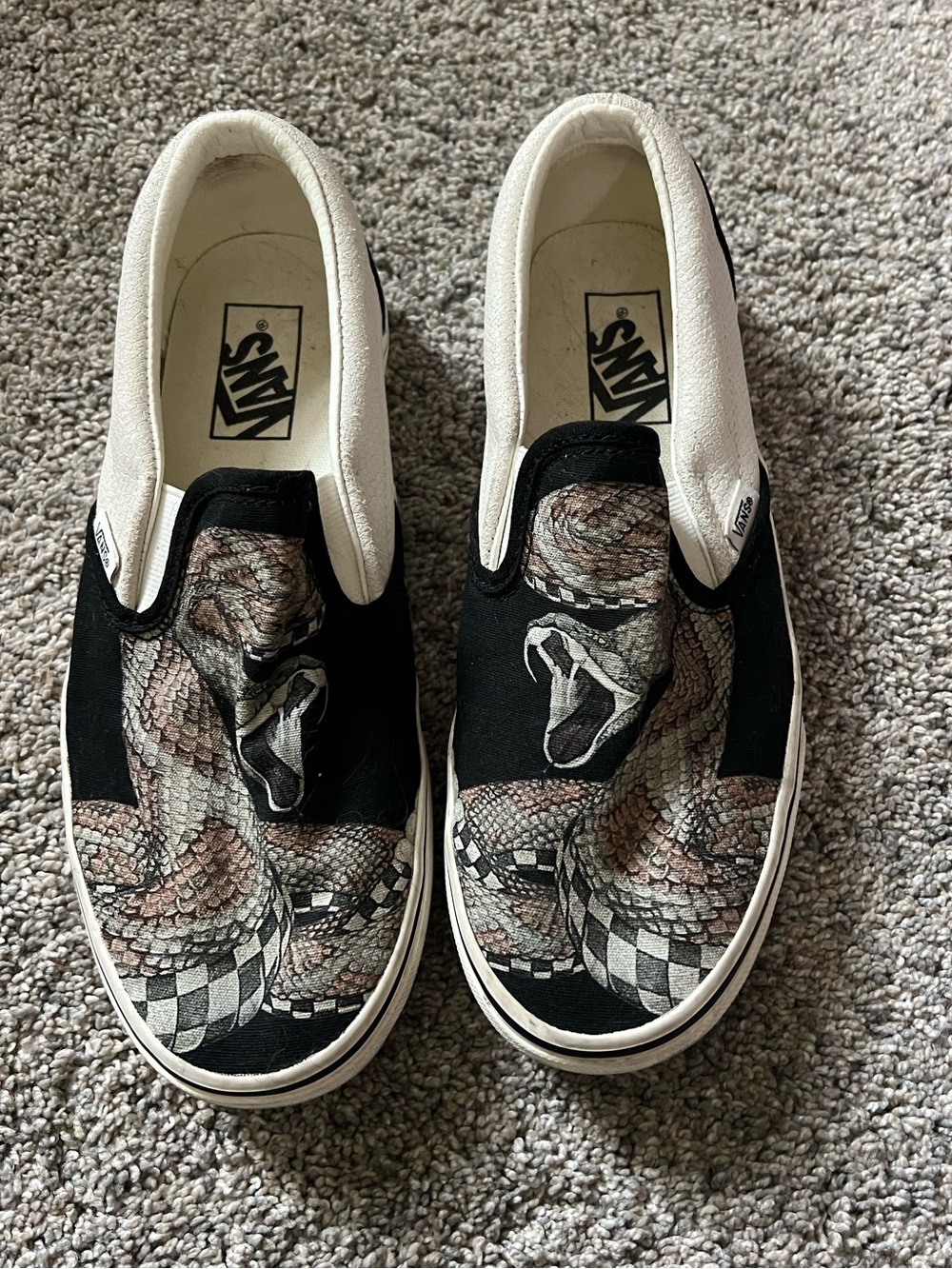 Vans slip ons